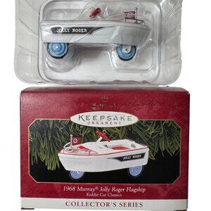 Hallmark Keepsake Ornament 1968 Murray Jolly Roger Flagship Kiddie Car Classics